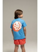 T-SHIRT CLASSIC KID BIG 3D BLUE