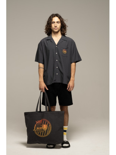 TOTE BAG   BLACK FADED