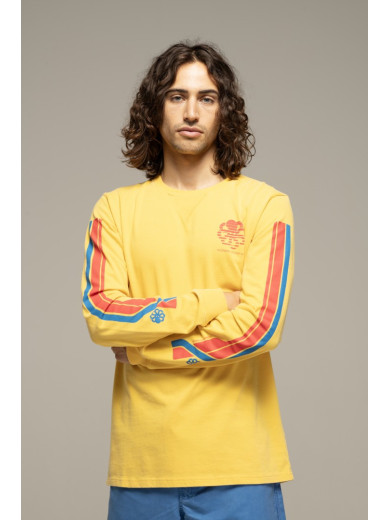 T-SHIRT LONG SLEEVES  TRUCKING YELLOW F/O