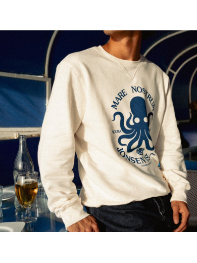 SWEAT GUSTAVO CLASSIC MARE NOSTRUM COCONUT