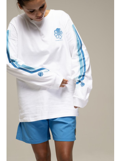 T-SHIRT LONG SLEEVES  TRUCKING WHITE