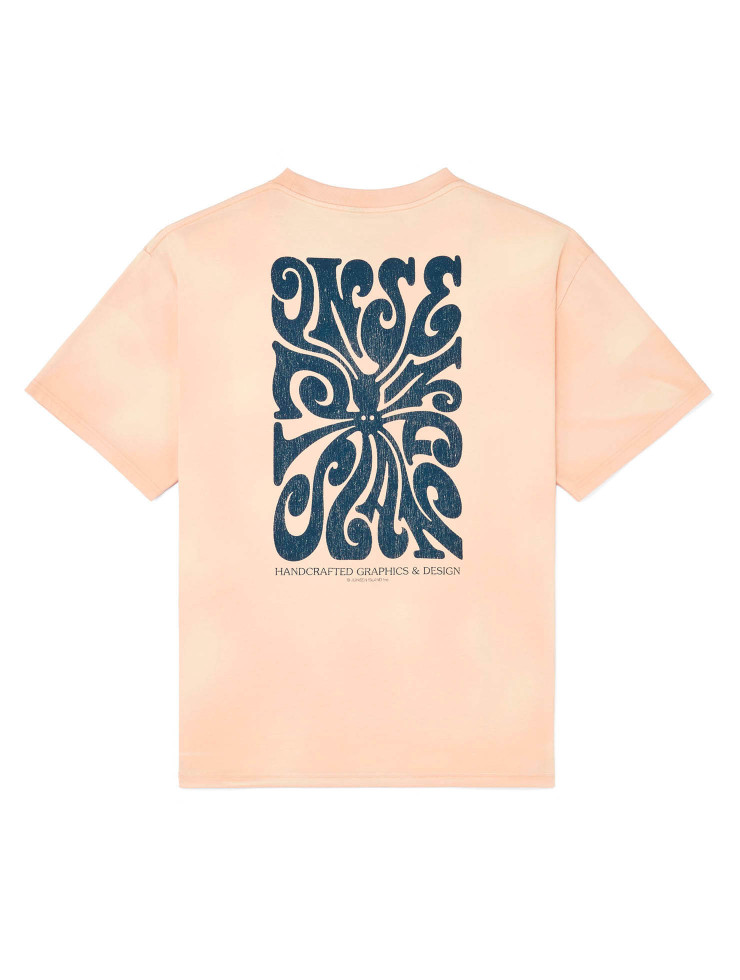 T-SHIRT CONFORT THE ARTIST 2 PEACH F/O
