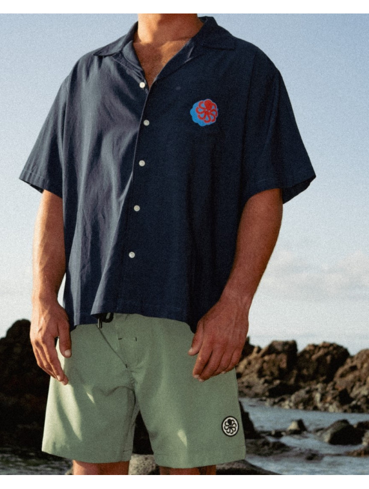 CHEMISE SUMMER SHIRT  NAVY