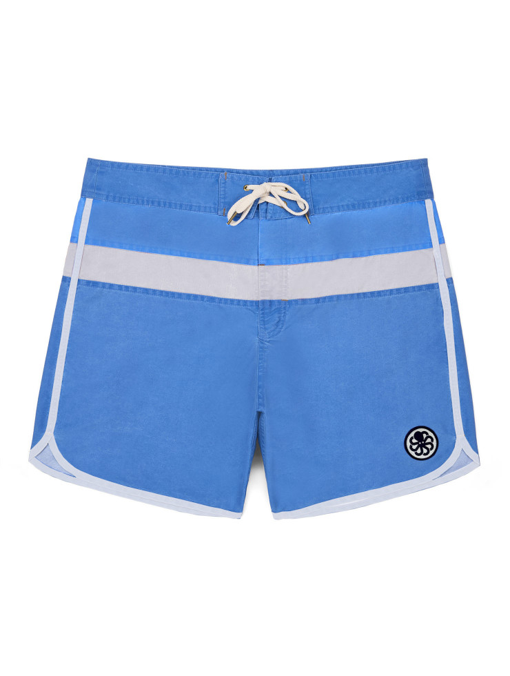 BOARDSHORT JON 1 STRIPE  BLUE