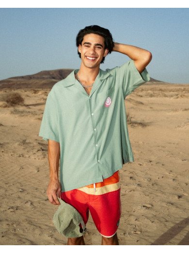 BOARDSHORT JON 1 STRIPE  RED