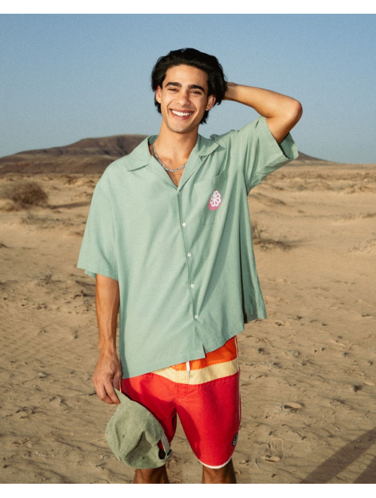 BOARDSHORT JON 1 STRIPE  RED