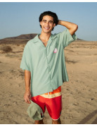 BOARDSHORT JON 1 STRIPE  RED