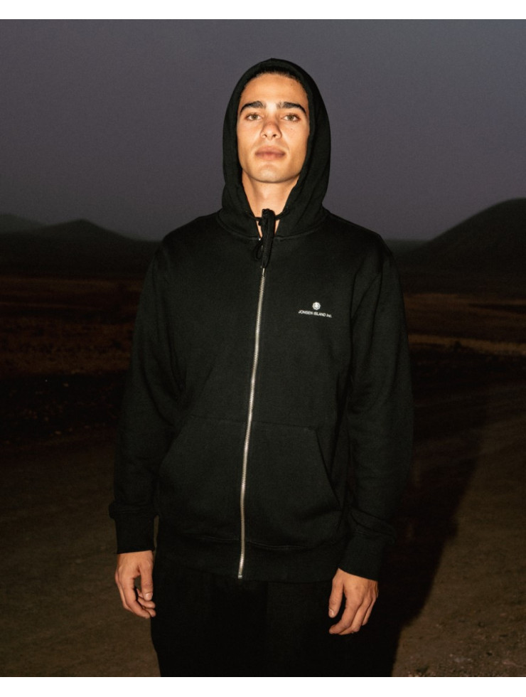 SWEAT HOODIE ZIPPE AUTHENTIC DIAMOND BLACK
