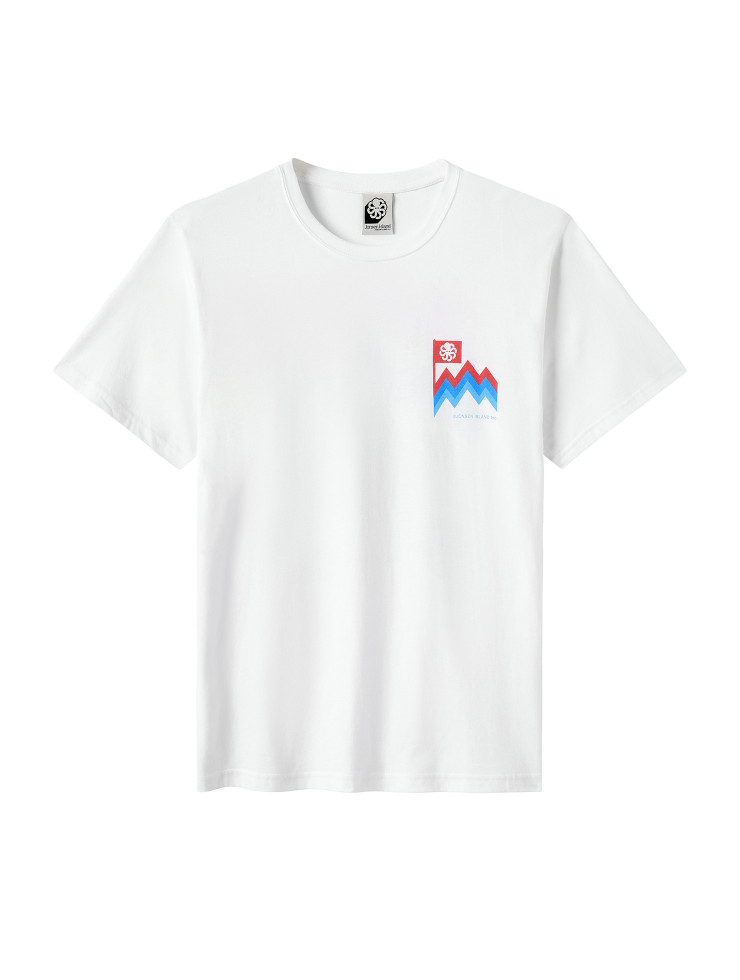 T-SHIRT CLASSIC ZIG ZAG WHITE