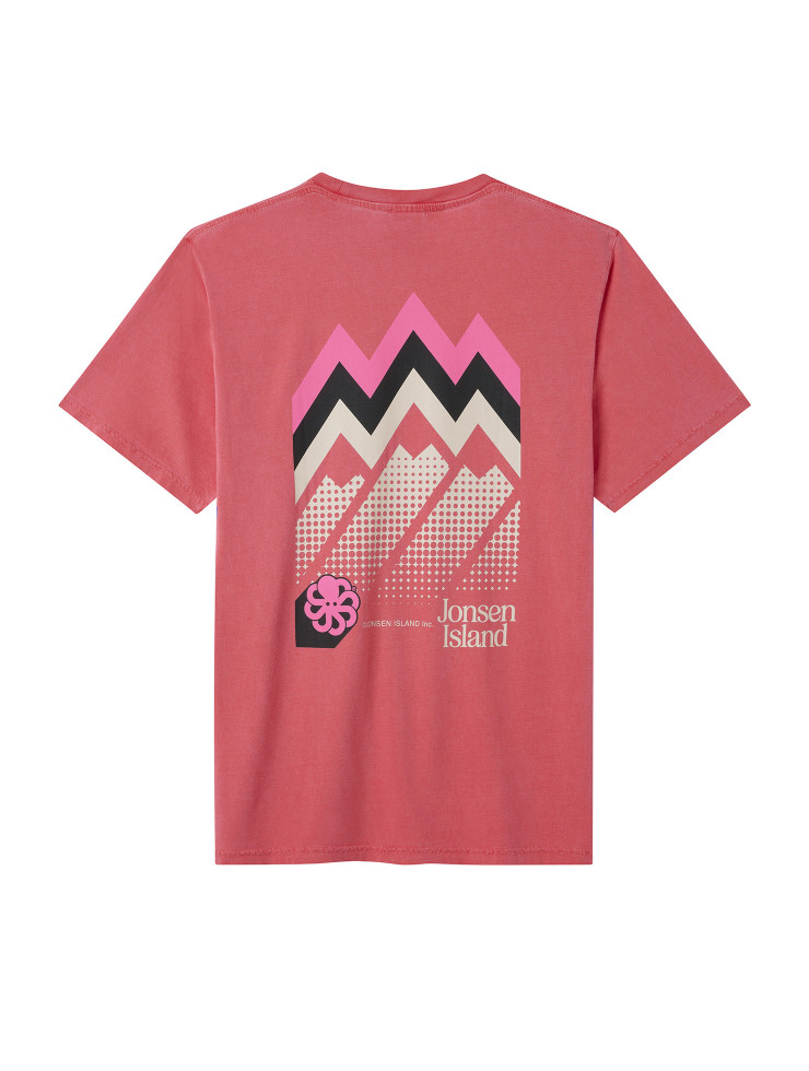 T-SHIRT CLASSIC ZIG ZAG RED F/O