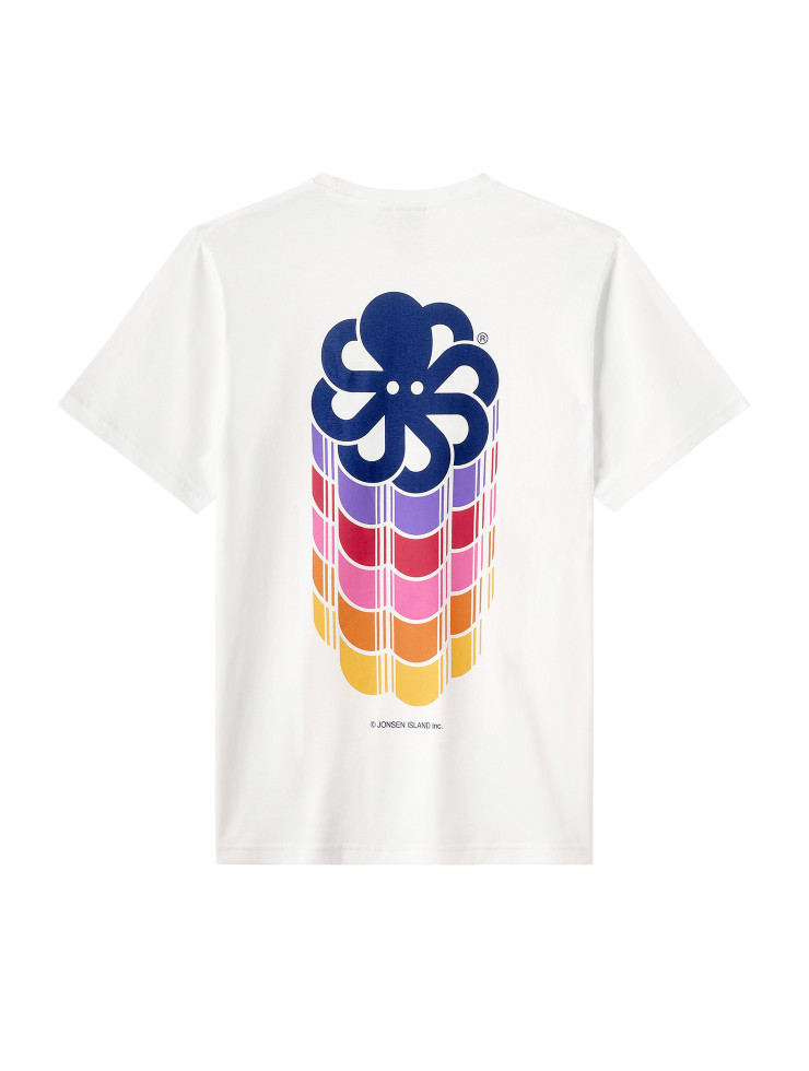 T-SHIRT CLASSIC MAXI COLORS WHITE