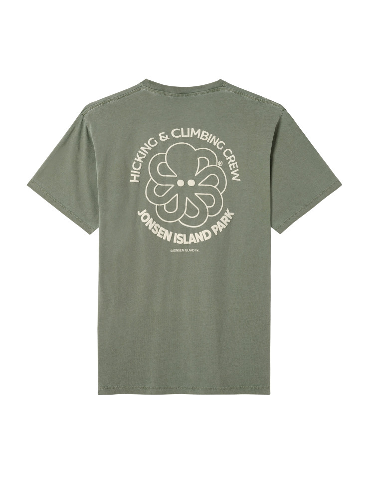T-SHIRT CLASSIC HIKING CREW GREEN F/O