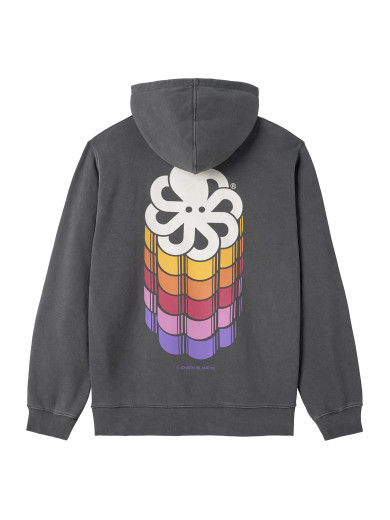 SWEAT-SHIRT HOODIE CLASSIC MAXI COLORS BLACK F/O
