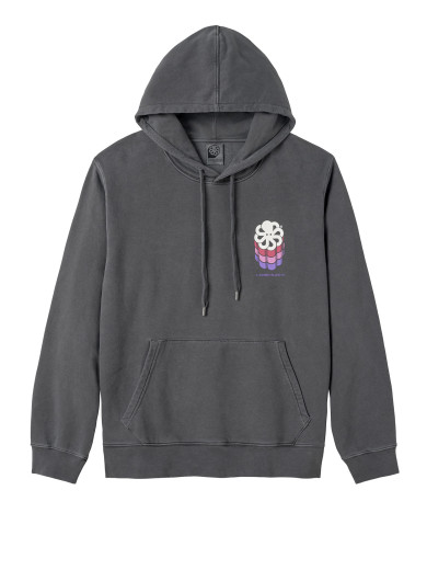 SWEAT-SHIRT HOODIE CLASSIC MAXI COLORS BLACK F/O