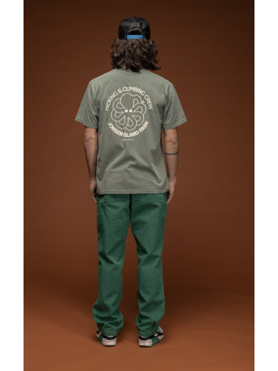 T-SHIRT CLASSIC HIKING CREW GREEN F/O