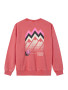 SWEAT-SHIRT CONFORT ZIG ZAG RED F/O