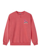 SWEAT-SHIRT CONFORT ZIG ZAG RED F/O