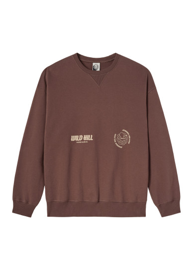 SWEAT-SHIRT CONFORT WILD HILL VAN BROWN