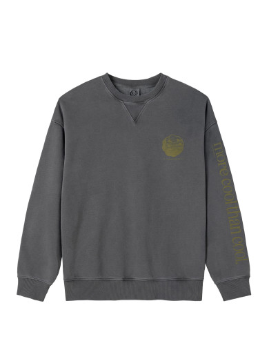 SWEAT-SHIRT CONFORT MORE COOL SLEEVES BLACK F/O