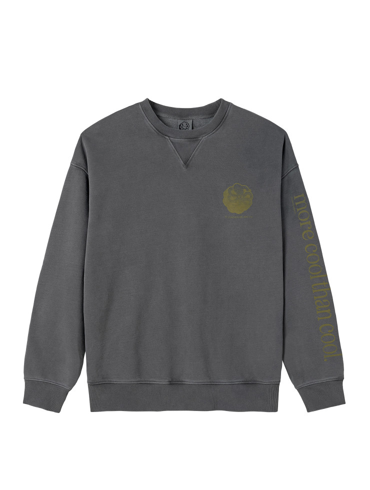 SWEAT-SHIRT CONFORT MORE COOL SLEEVES BLACK F/O