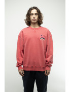 SWEAT-SHIRT CONFORT ZIG ZAG RED F/O
