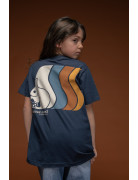 T-SHIRT KID SQUIRREL NAVY