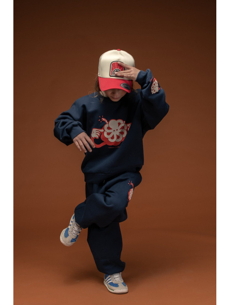 SWEAT-SHIRT KID BIG BOOM NAVY