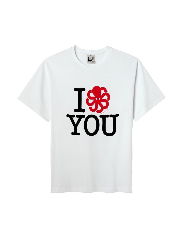 T-SHIRT WOMEN LOVE U WHITE