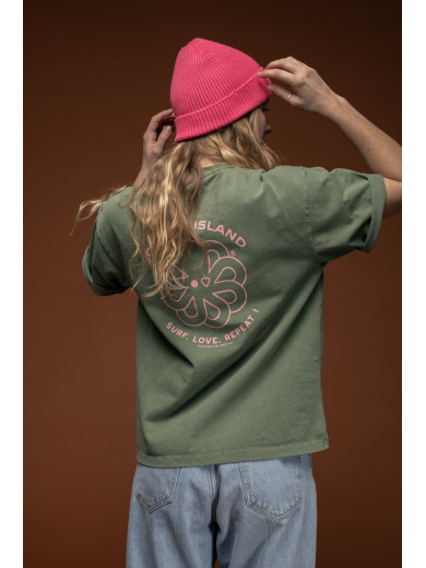 T-SHIRT WOMEN SLR GREEN F/O