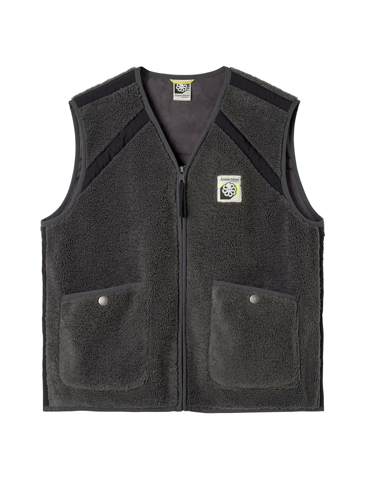 SHERPA GILET  BIANCA CARBON
