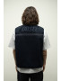 SHERPA GILET  BIANCA NAVY