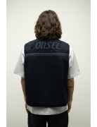 SHERPA GILET  BIANCA NAVY