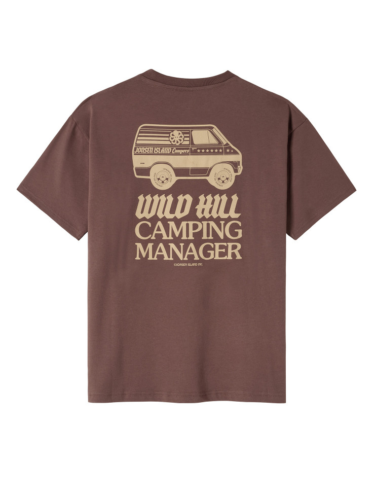T-SHIRT CONFORT WILD HILL VAN BROWN
