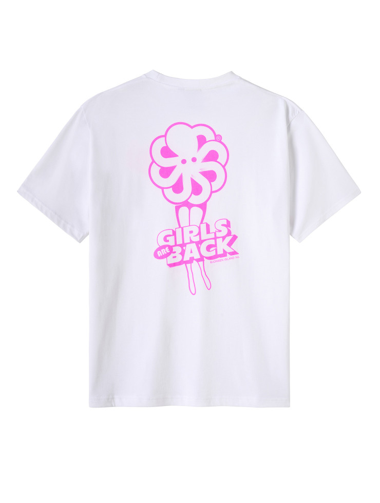 T-SHIRT CONFORT GIRLS ARE BACK WHITE