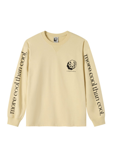 T-SHIRT LONG SLEEVES  MORE COOL YELLOW