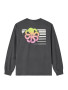T-SHIRT LONG SLEEVES  TV SCREEN BLACK F/O