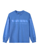 T-SHIRT LONG SLEEVES  TOTALLY MIX BLUE F/O