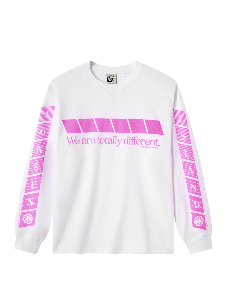 T-SHIRT LONG SLEEVES  TOTALLY MIX WHITE
