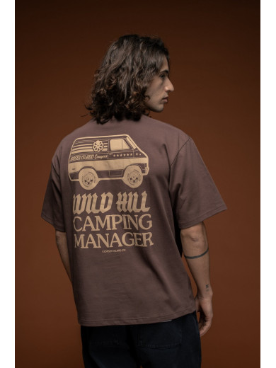 T-SHIRT CONFORT WILD HILL VAN BROWN