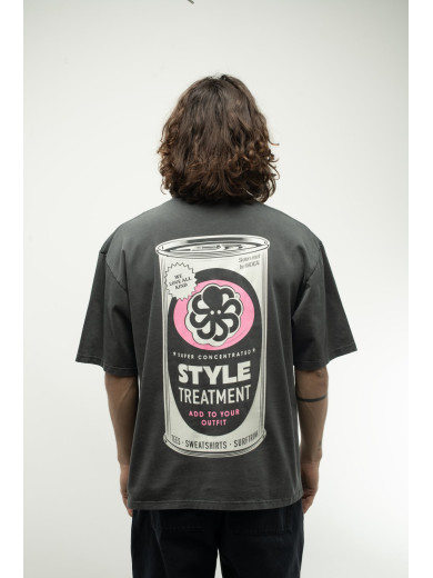T-SHIRT CONFORT CAN STYLE BLACK F/O