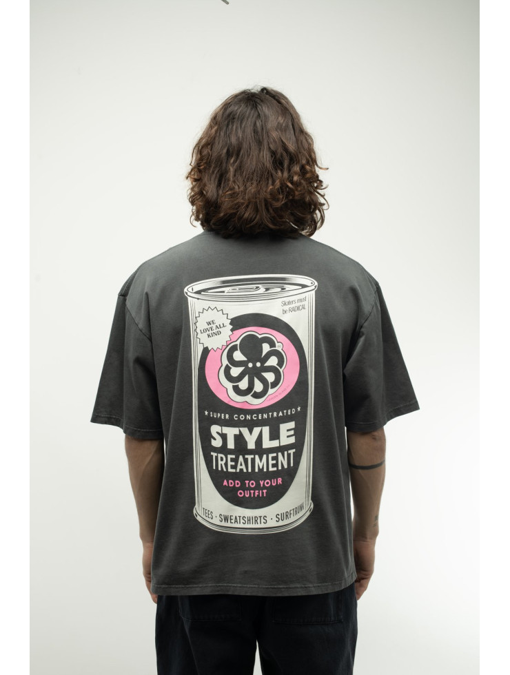 T-SHIRT CONFORT CAN STYLE BLACK F/O