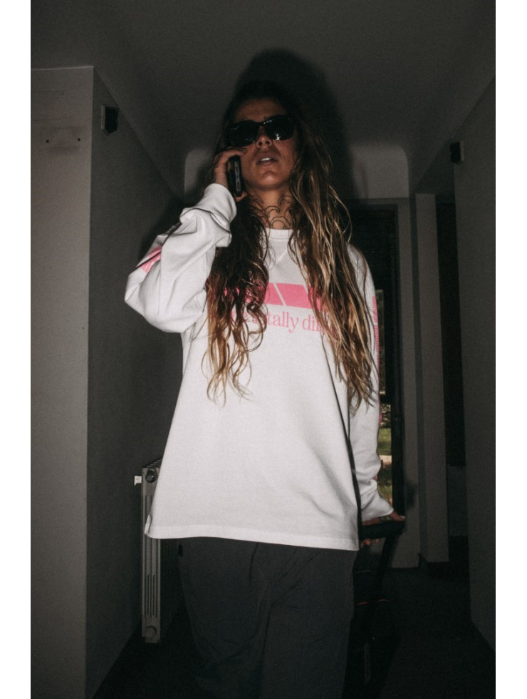 T-SHIRT LONG SLEEVES  TOTALLY MIX WHITE