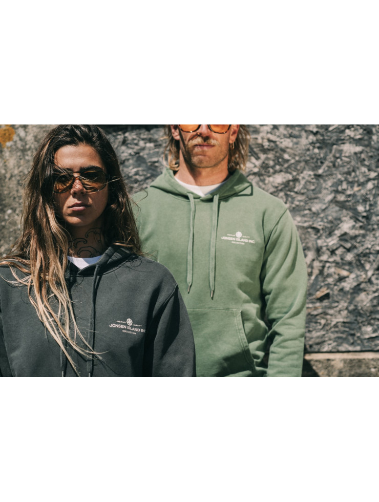 SWEAT-SHIRT HOODIE CLASSIC MARLO GREEN F/O