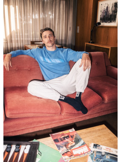 T-SHIRT LONG SLEEVES  TOTALLY MIX BLUE F/O