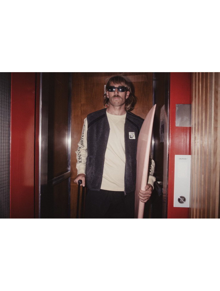 SHERPA GILET  BIANCA CARBON