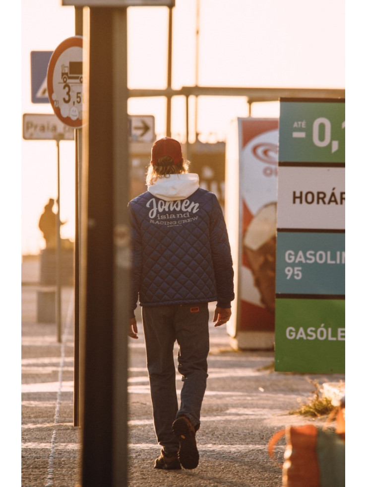 QUILTED JACKET  BIG SUR BLUE