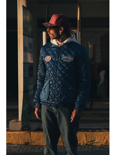 QUILTED JACKET  BIG SUR BLUE
