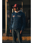 QUILTED JACKET  BIG SUR BLUE
