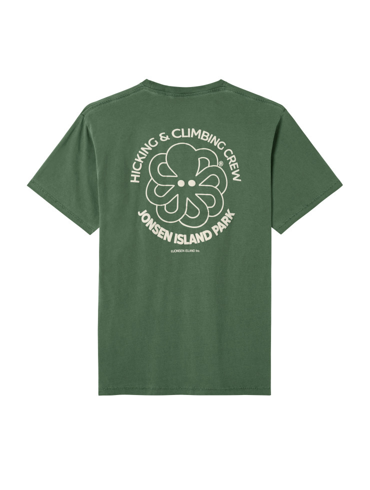 T-SHIRT CLASSIC HIKING CREW GREEN F/O