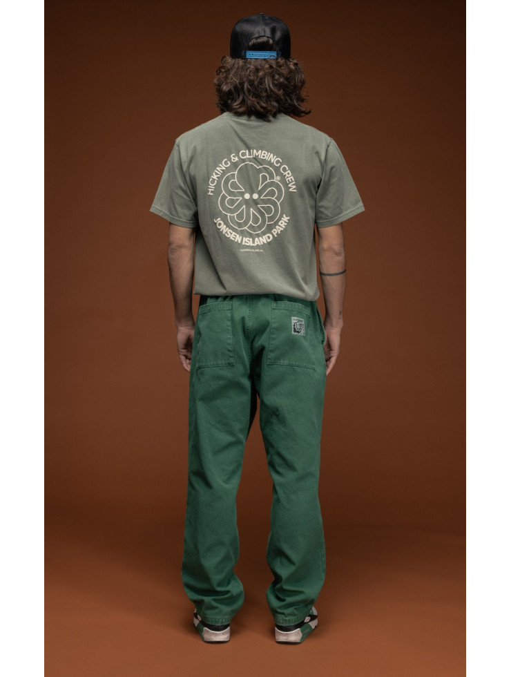 T-SHIRT CLASSIC HIKING CREW GREEN F/O